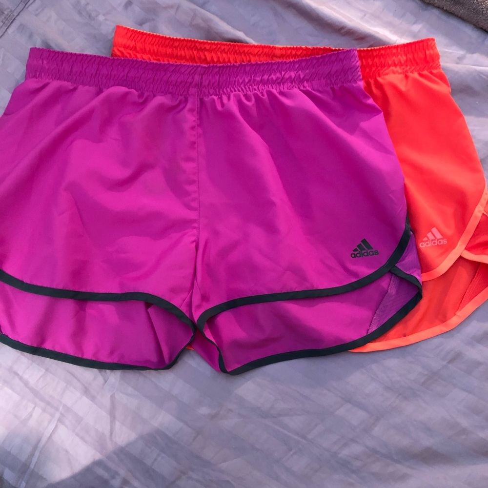 Adidas Women’s Running Shorts-2 pairs